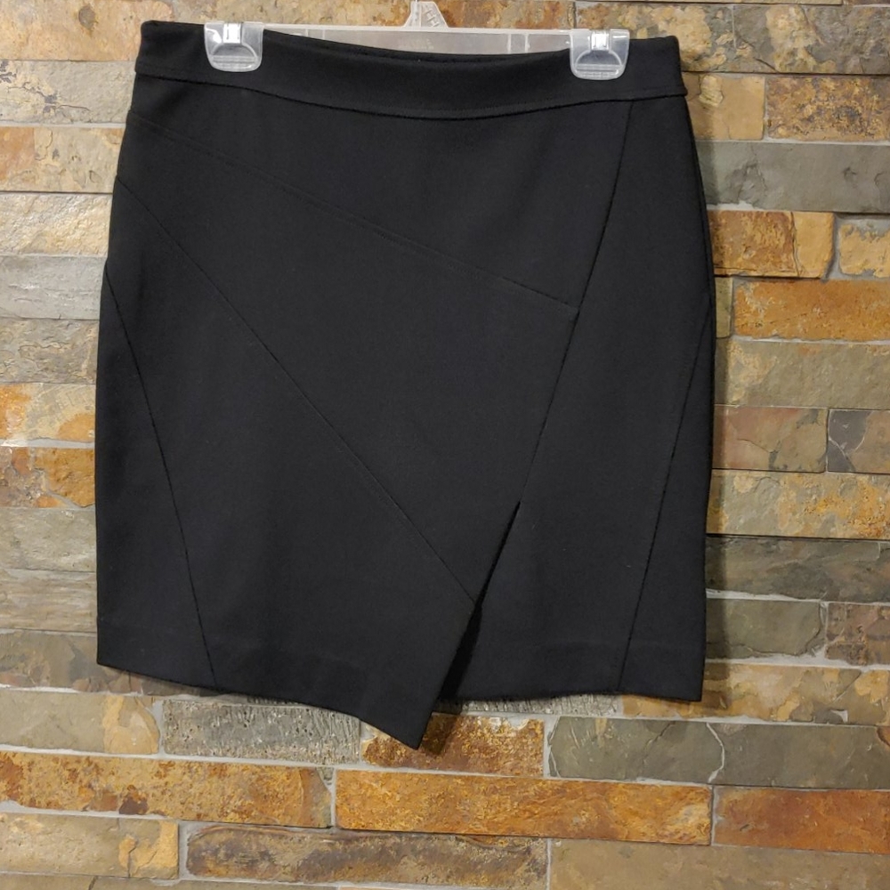 VERA WANG NWOT Black stretch pencil skirt sz M